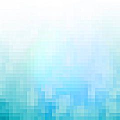Abstract blue pixel background