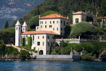 Fototapeta premium Villa Balbianello on Lake Como, Italy