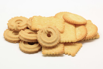 Fototapeta na wymiar biscuit and cookie