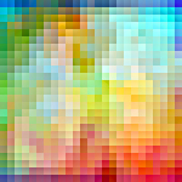 Colorful pixel background
