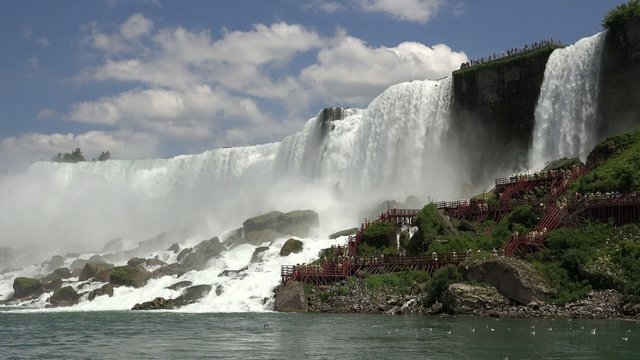 Waterfalls, Cascades, Nature