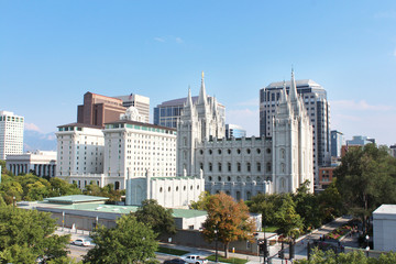 Fototapeta premium Salt Lake City (Utah) - From Conference Center 