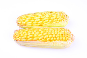 corns on a white screen