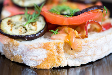Sandwich with bacon