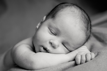 newborn baby sleeping