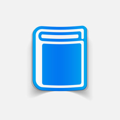 realistic design element: book