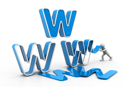World wide web under construction new concept