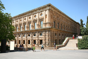 palacio de carlos V alhambra granada 2290-f14