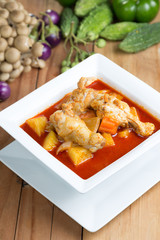Massaman chicken curry