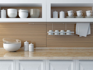 Fototapeta na wymiar Modern kitchen design.