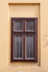 window with metal bars