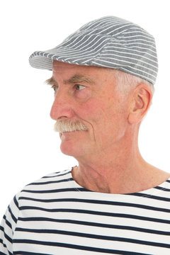 Portrait retired man