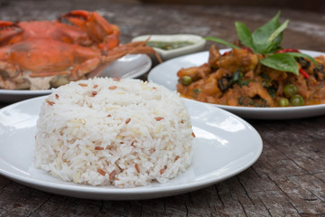 Boiled carnaroli rice