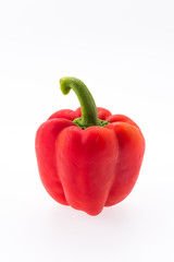 Red peppers isolated on white background