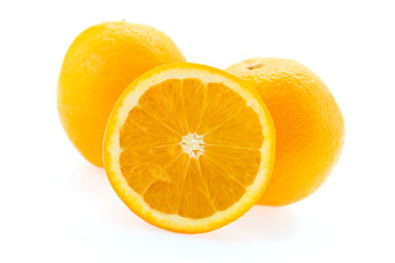 Orange isolated on white