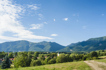 Village in summers