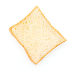 Bread isolated on white