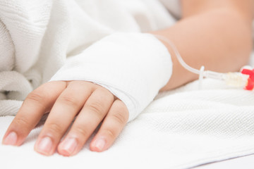 Hands of patients