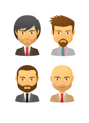 Male avatar wearing suit