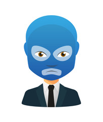 Male avatar wearing a wrestling mask