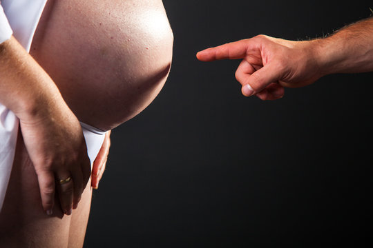 Pregnant causacian woman