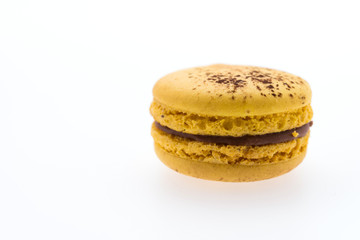 Macaroons isolated on white
