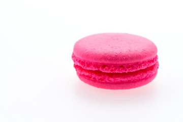 Macaroons isolated on white