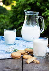 cookies and milk