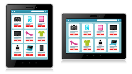 Tablet, Mobile Device, Online Shopping
