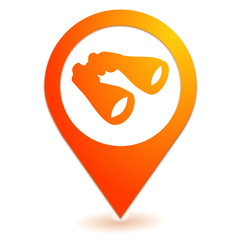 recherche jumelles sur symbole localisation orange