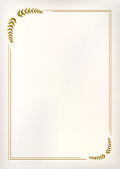 Vector vintage border frame