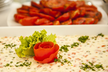 Appetizer,Russian salad