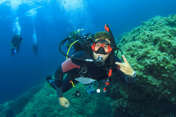 Scuba diving