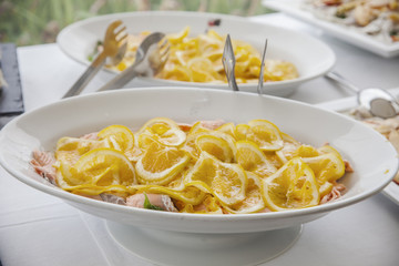 Appetizer, sea bream