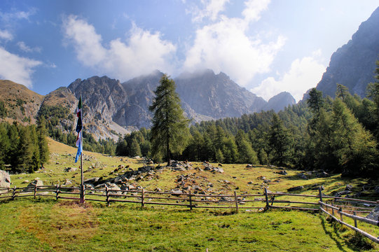 Berglandschaft in den Sarntaler Alpen in S&uuml;dtirol