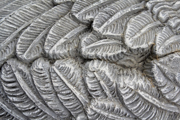 Grey goose sculpture.