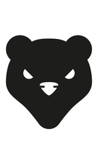 Panther Kopf Frontal Böse