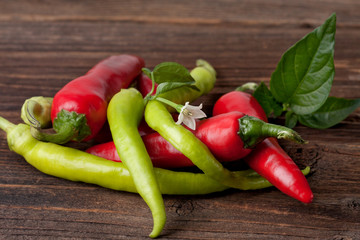 Chili und Pfefferoni