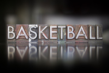 Basketball Letterpress