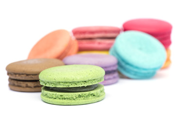 Colorful macarons.