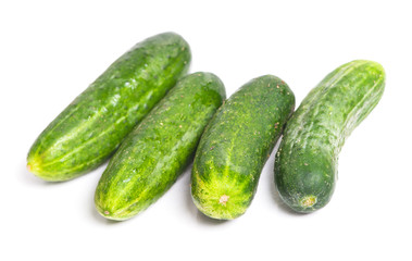 Green cucumbers