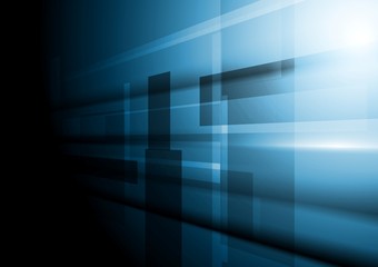 Obraz premium Shiny motion tech vector background