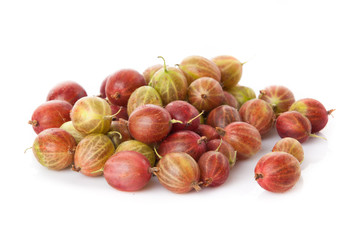 green and red gooseberries