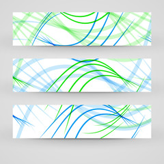 Vector banner set for your design