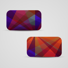 Vector business-card  set for your design