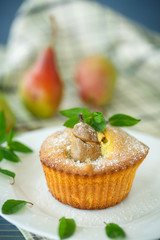 muffins with pear
