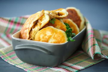 pies fried with cabbage © Peredniankina
