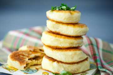pies fried with cabbage