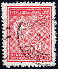 Postage stamp Paraguay 1928 National Emblem