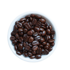Coffee Beans in a ceramic bowl